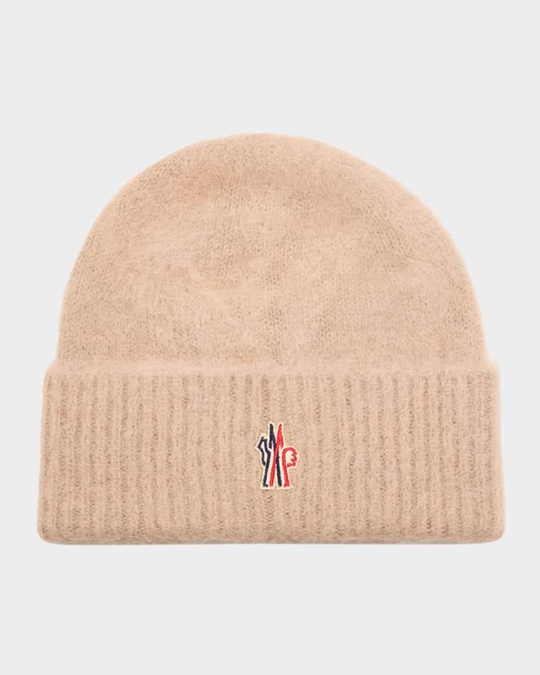 Wool Logo Beanie by MONCLER