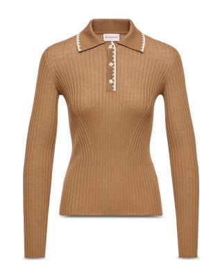 Wool Polo Sweater by MONCLER