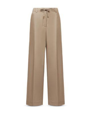 Wool Wide Leg Pants by MONCLER
