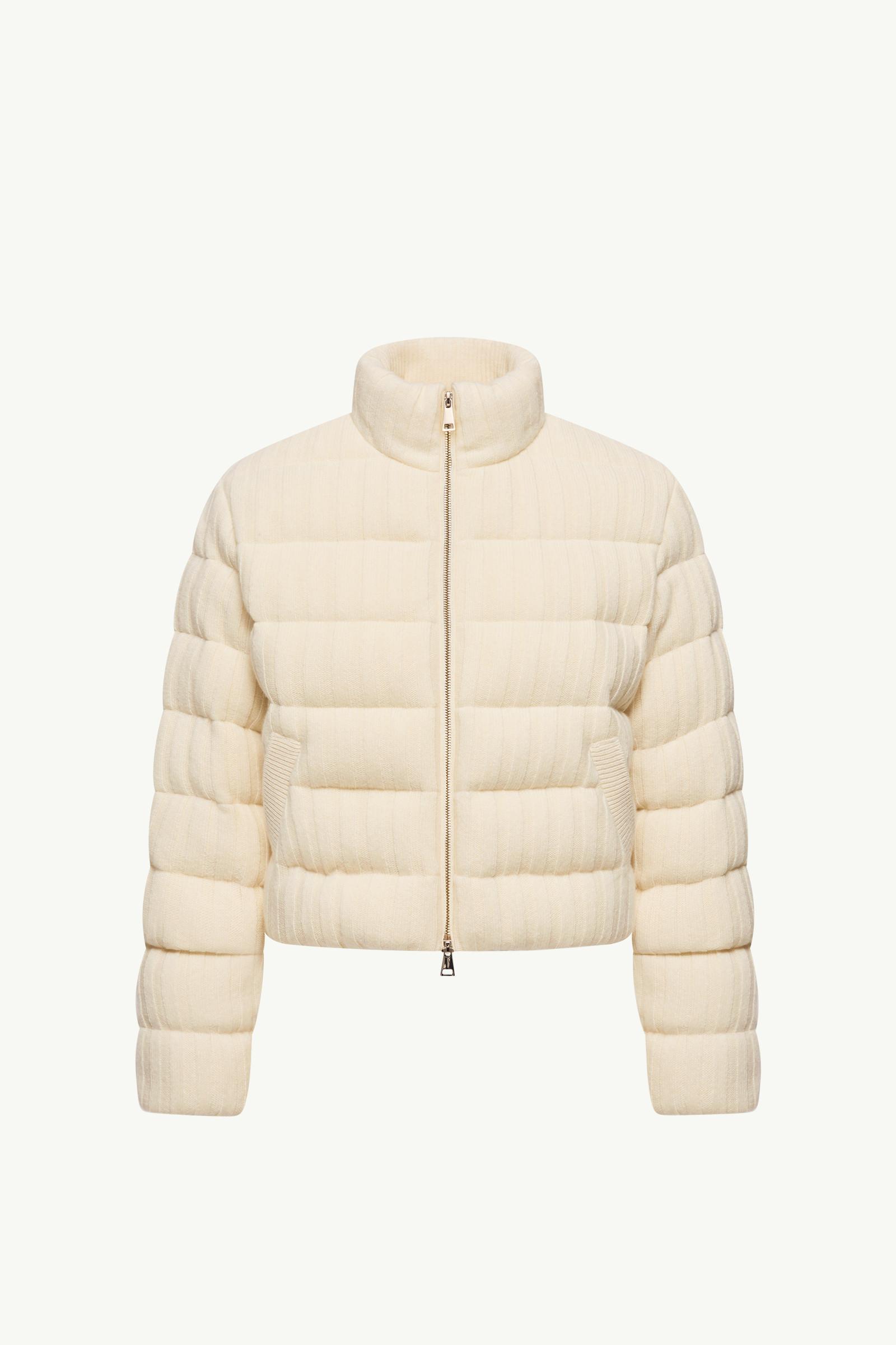 Wool & Cashmere Blend Padded Cardigan by undefined Wool & Cashmere Blend Padded Cardigan by undefined