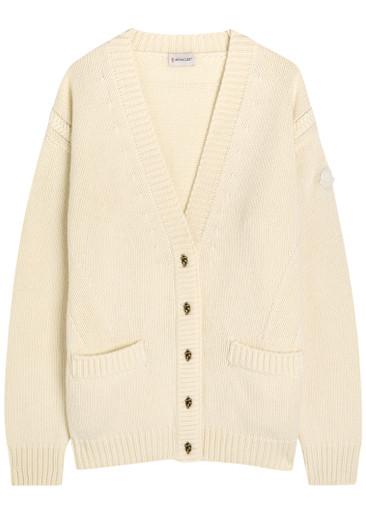 Wool and cashmere-blend cardigan by MONCLER