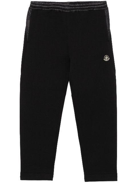 Year of the Snake-patch track trousers by MONCLER