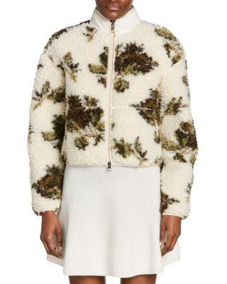 Zip Up Teddy Cardigan Jacket by MONCLER
