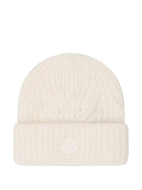 alpaca & wool blend beanie by MONCLER