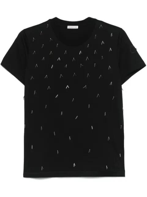 beaded T-shirt by MONCLER