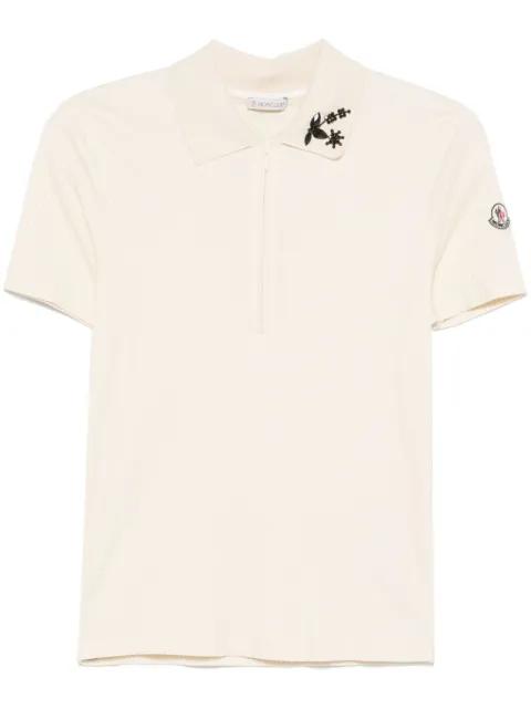 beaded polo top by MONCLER