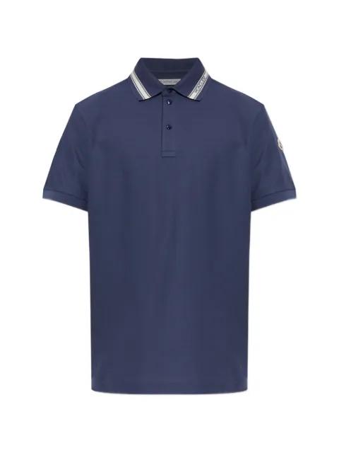 blue polo shirt by MONCLER
