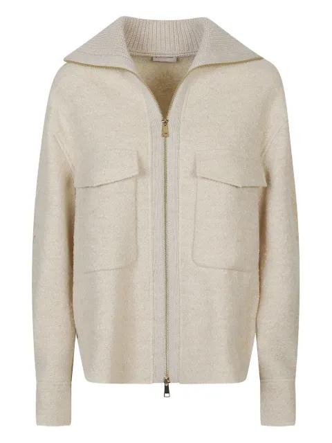 bouclé zip-up jacket by MONCLER