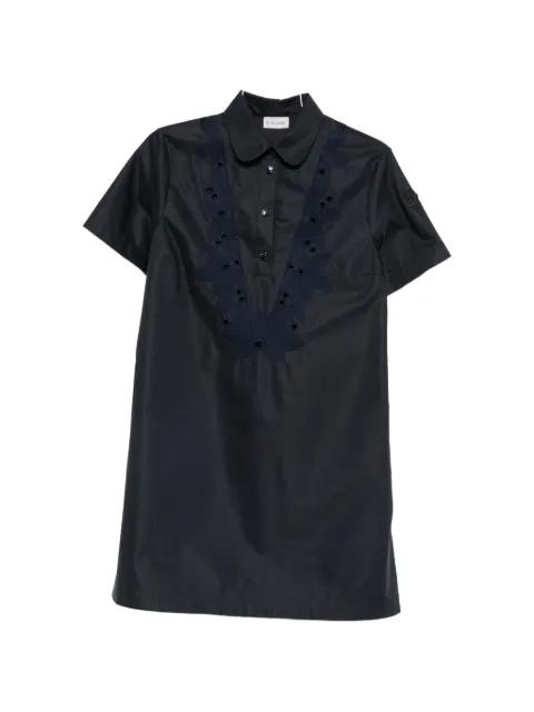 broderie-anglaise short-sleeve mini dress by MONCLER