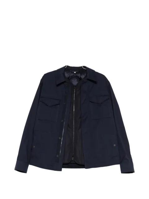 brushed cotton pocket jacket by MONCLER