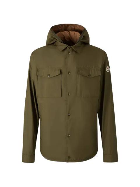 buttoned hoodied jacket by MONCLER