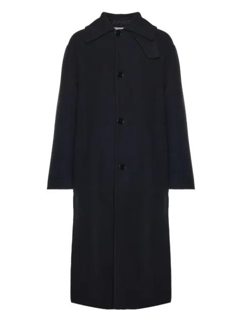 buttoned single-breasted coat by MONCLER