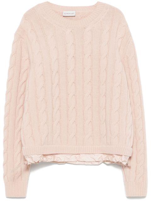 cable-knit sweater by MONCLER