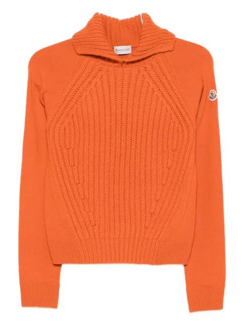 cable-knit turtleneck sweater by MONCLER