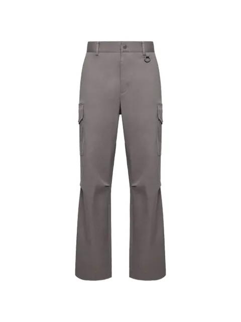 cargo gabardine trousers by MONCLER