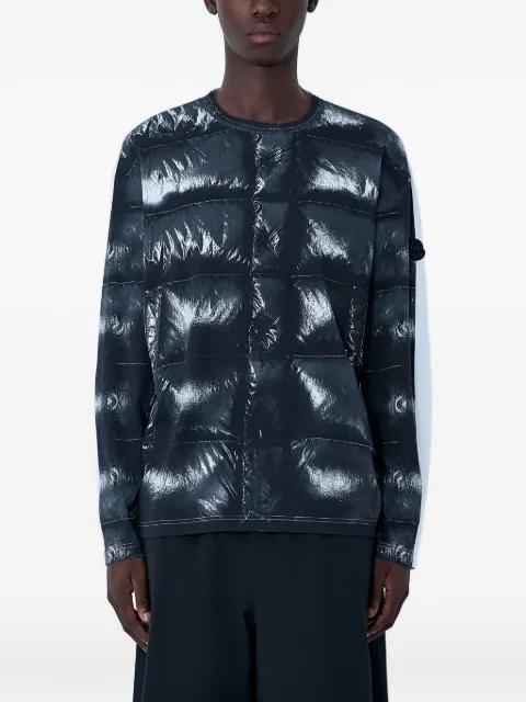 contrast panels logo print T-shirt by MONCLER