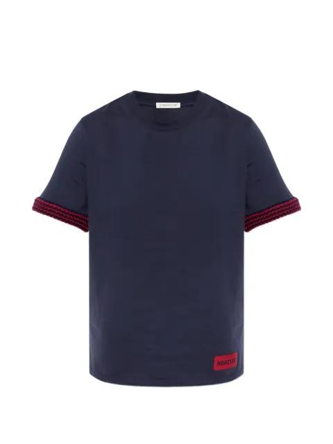 contrasting-trim T-shirt by MONCLER
