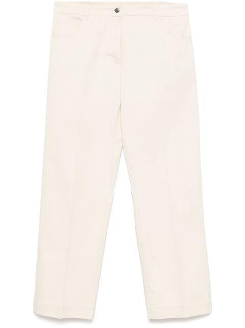 cotton gabardine trousers by MONCLER