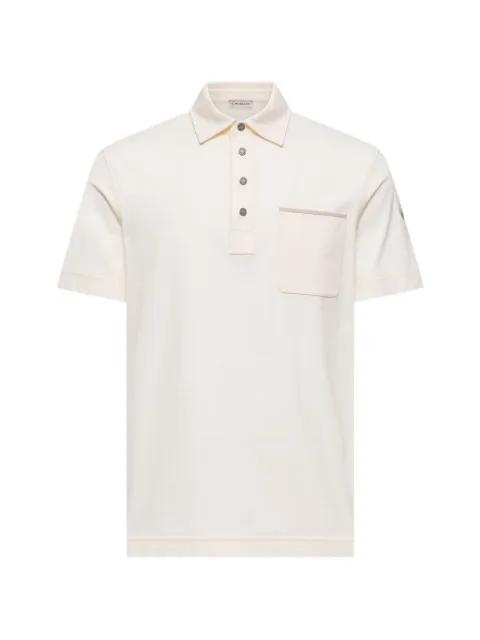 cotton piquet polo shirt by MONCLER