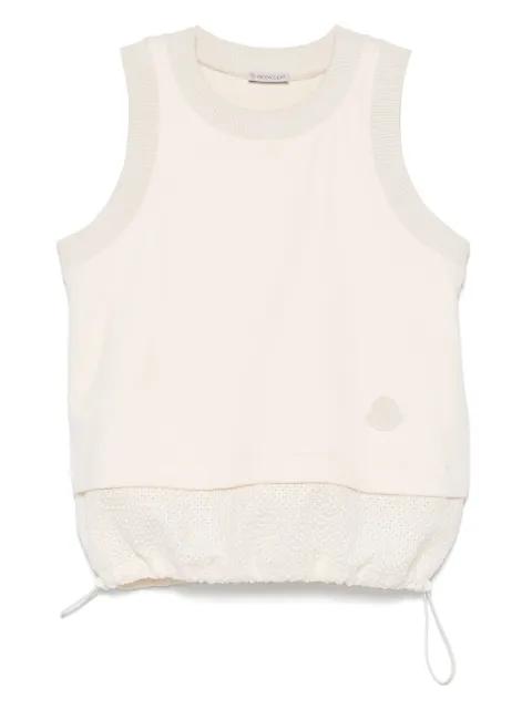 cotton tank top by MONCLER