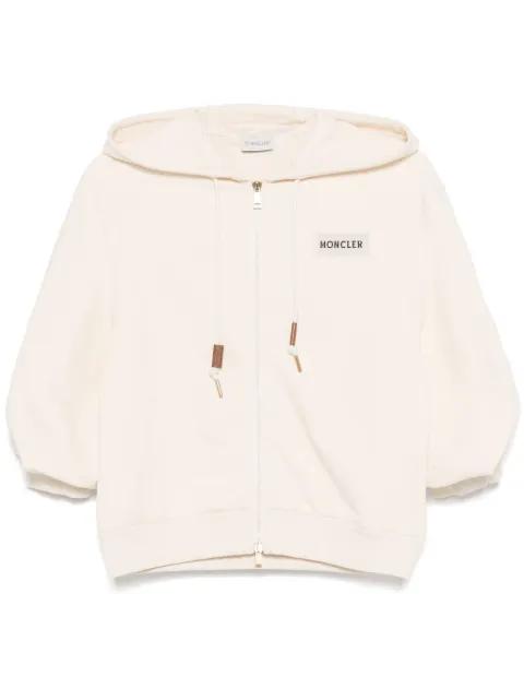 cotton zip-up hoodie by MONCLER