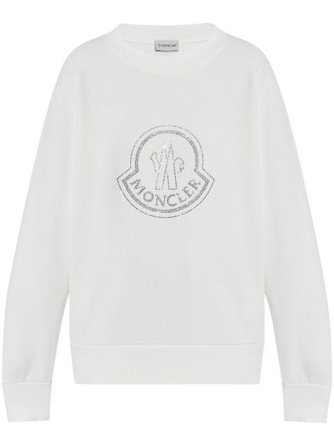 crystal-embellished sweatshirt by MONCLER