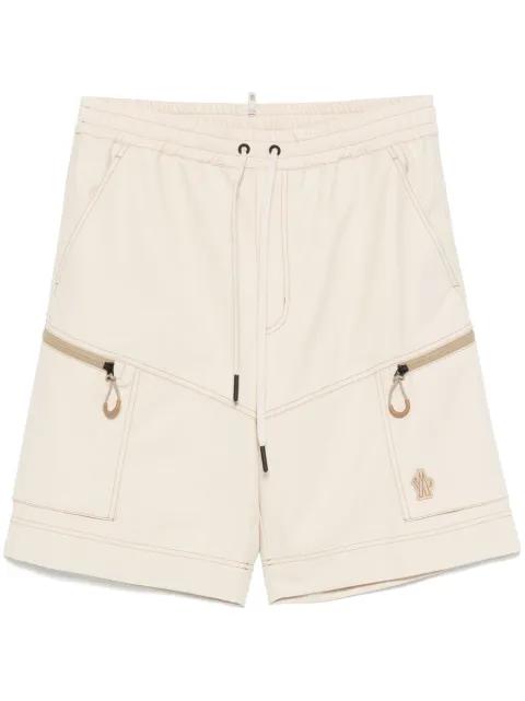 drawstring cargo shorts by MONCLER