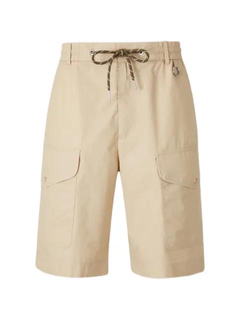 drawstring cargo shorts by MONCLER