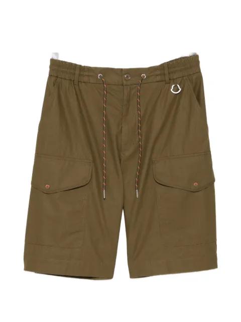 drawstring cargo shorts by MONCLER