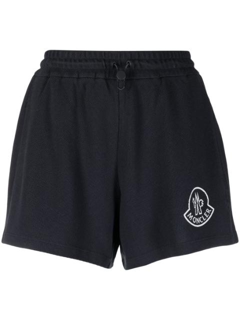 drawstring cotton shorts by MONCLER
