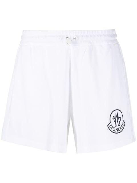 drawstring cotton shorts by MONCLER