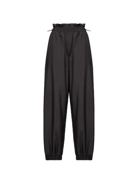 drawstring ruffled track pants by MONCLER