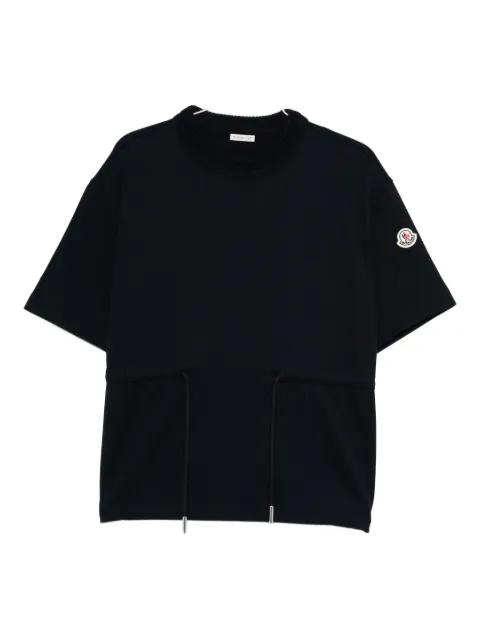 drawstring-waist T-shirt by MONCLER