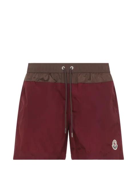 drawstring-waist swim shorts by MONCLER