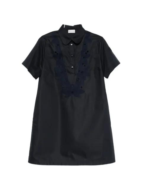 embroidered A-line mini dress by MONCLER