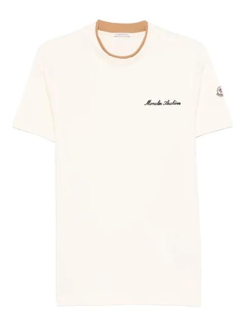 embroidered T-shirt by MONCLER