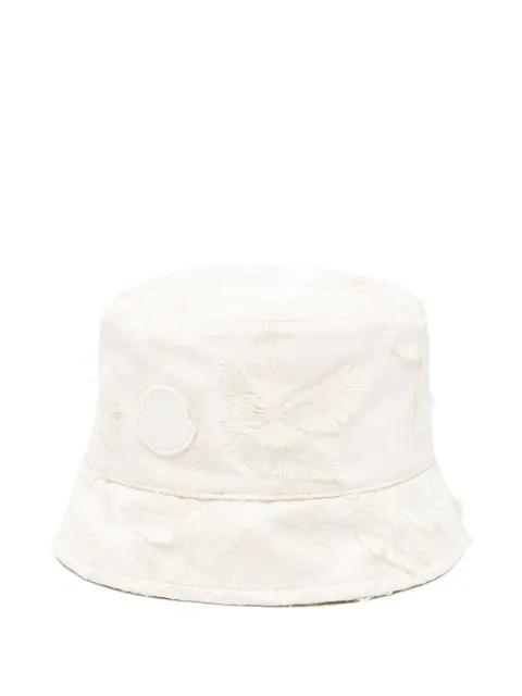 embroidered bucket hat by MONCLER