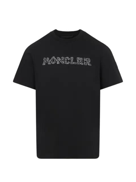 embroidered-logo cotton T-shirt by MONCLER