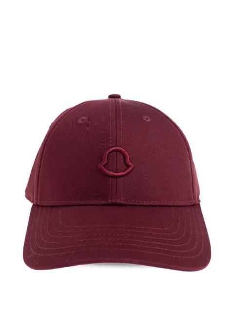 embroidered-logo cotton baseball cap by MONCLER