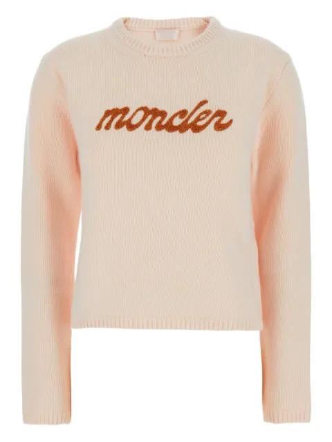 embroidered logo sweater by MONCLER