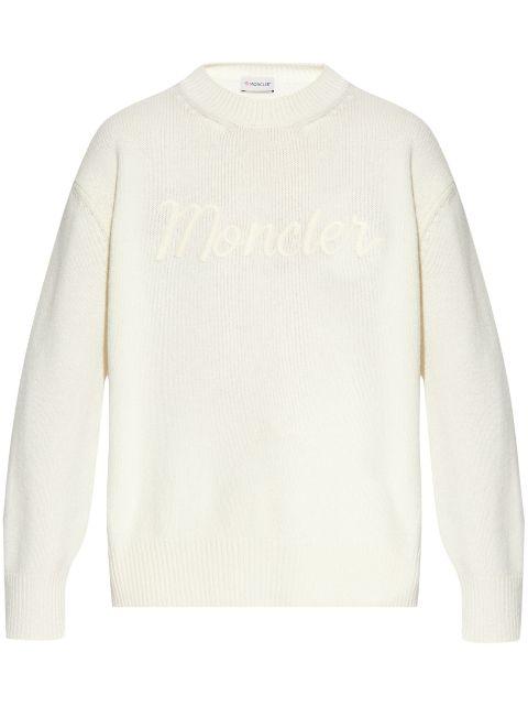 embroidered-logo sweatshirt by MONCLER
