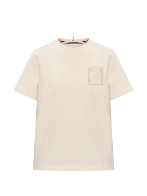embroidered-patch T-shirt by MONCLER