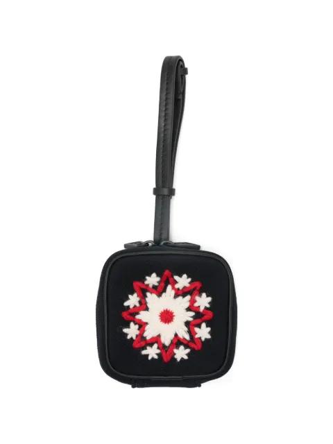embroidered zip wallet by MONCLER