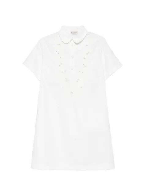 embroidery shirt mini dress by MONCLER