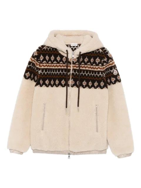fair-isle hoodie by MONCLER