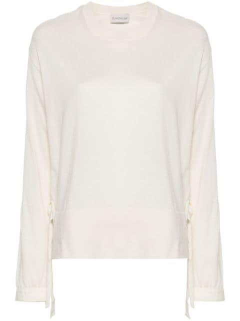 fine-knit panelled jumper by MONCLER
