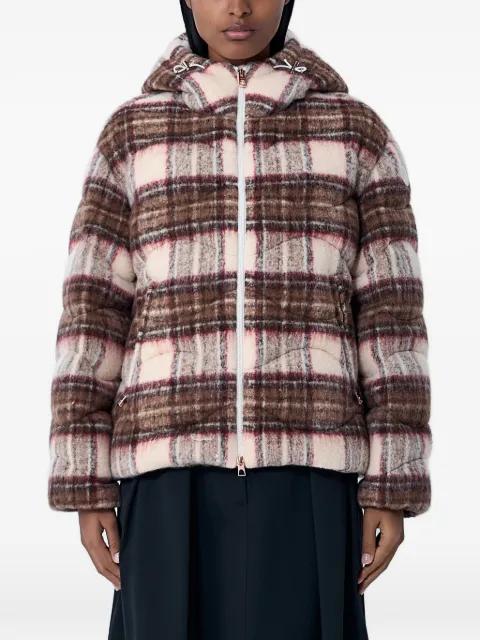 flannel down jacket by MONCLER