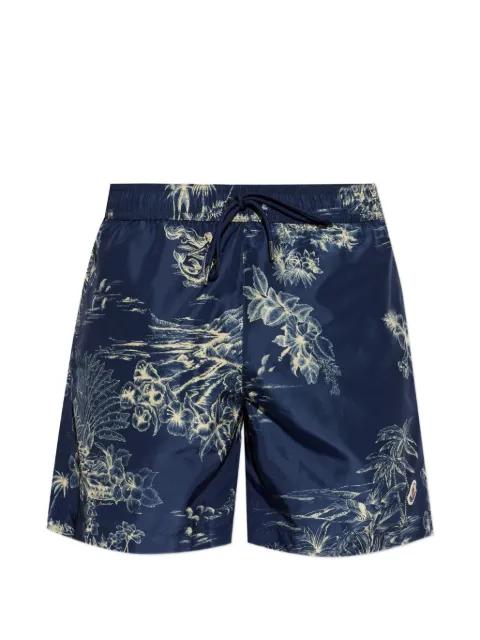 floral-print swim shorts by MONCLER