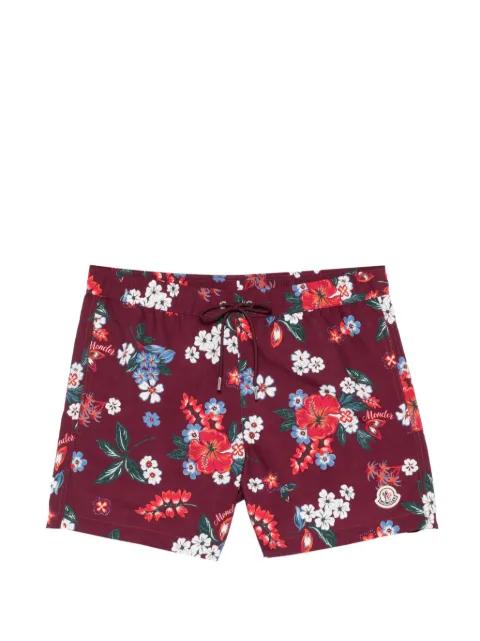 floral-print swim shorts by MONCLER