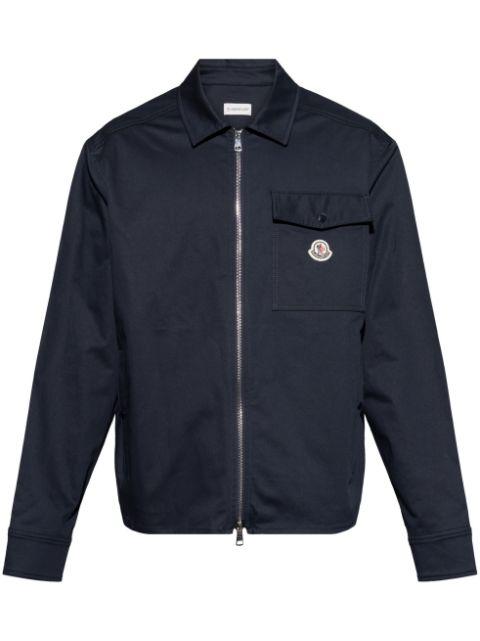 gabardine shirt jacket by MONCLER